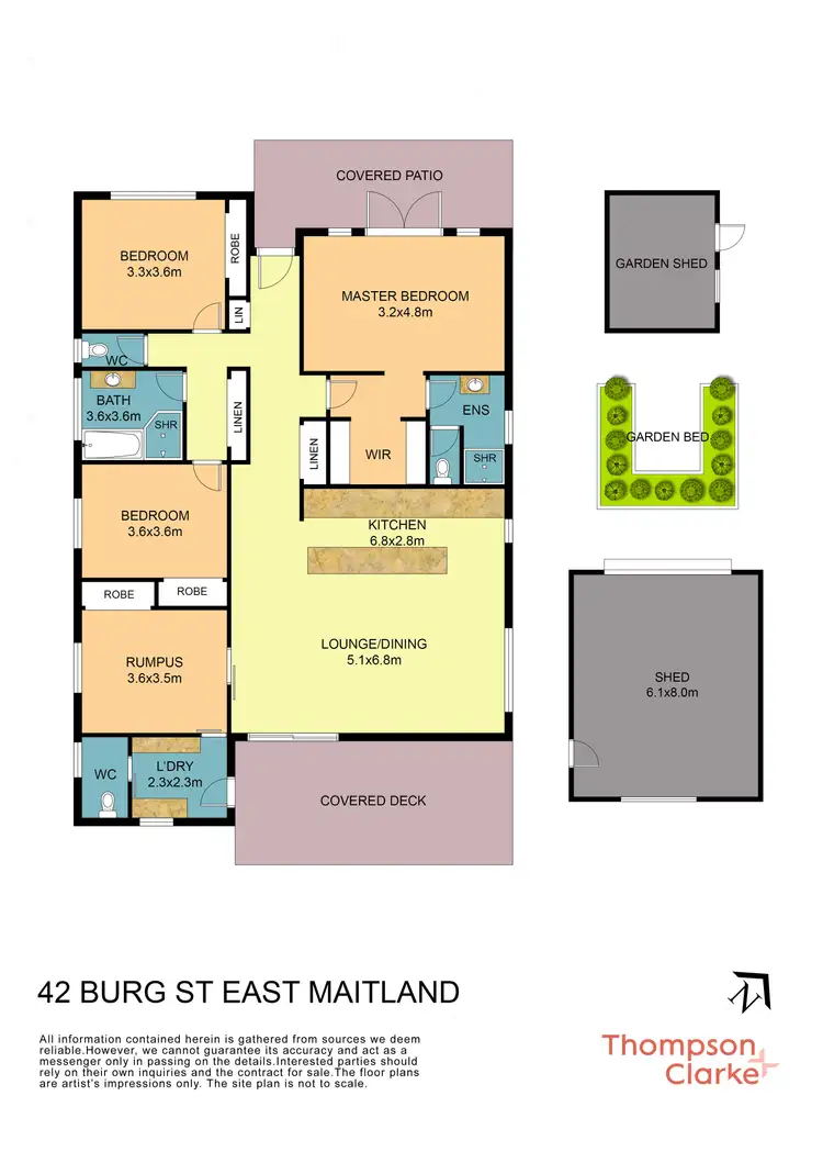 Floorplan of Homely house listing, 42 Burg Street, East Maitland NSW 2323