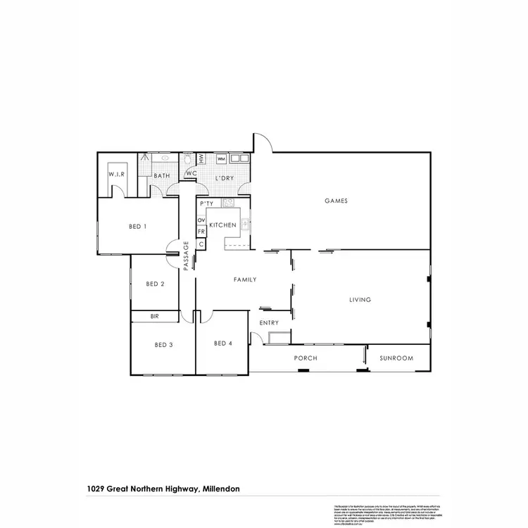 Floorplan of Homely house listing, 1029 Great Northern Highway, Millendon WA 6056