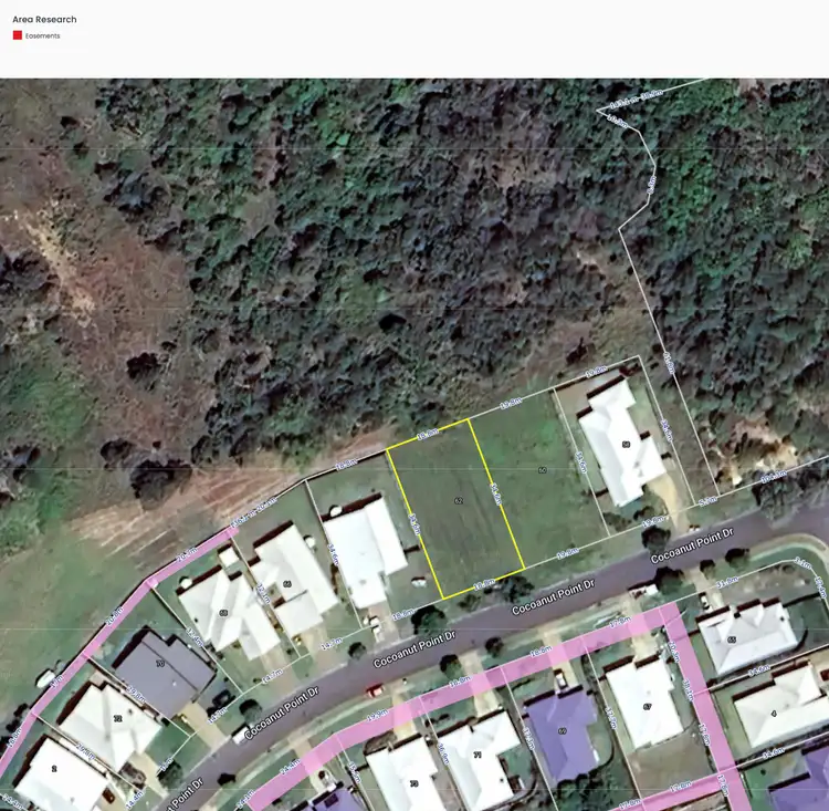 Floorplan of Homely land listing, 62 Cocoanut Point Drive, Zilzie QLD 4710