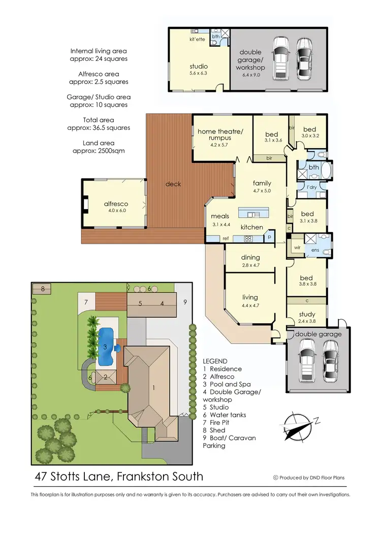 Floorplan of Homely house listing, 47 Stotts Lane, Frankston South VIC 3199