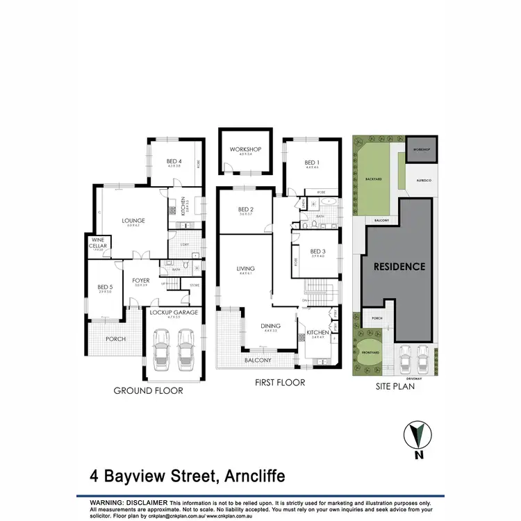 Floorplan of Homely house listing, 4 Bayview Street, Arncliffe NSW 2205