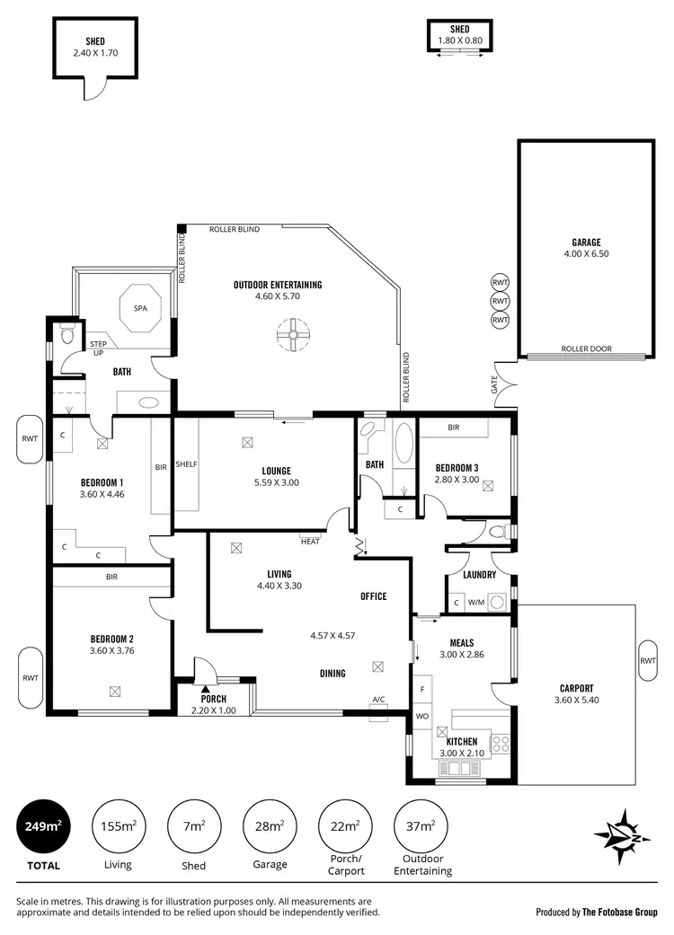 Floorplan of Homely house listing, 7 Pape Crescent, Netley SA 5037