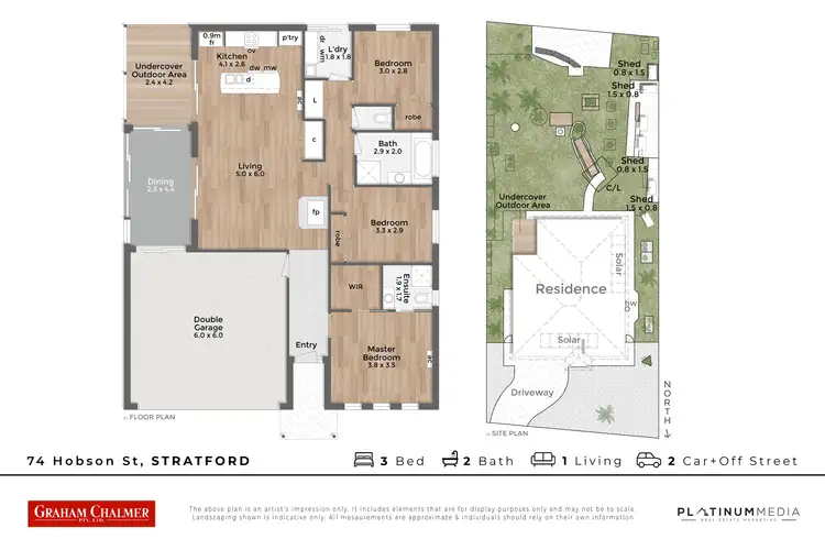 Floorplan of Homely house listing, 74 Hobson Street, Stratford VIC 3862