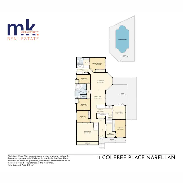 Floorplan of Homely house listing, 11 Colebee Place, Narellan NSW 2567