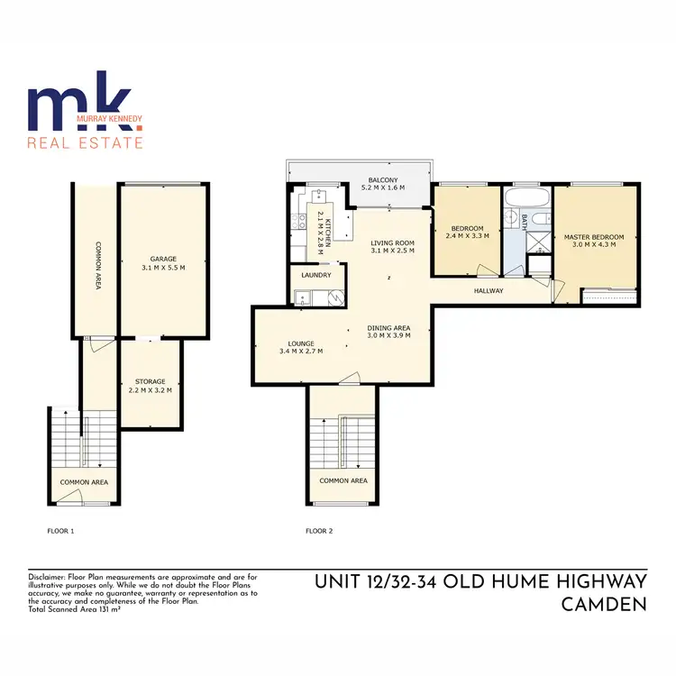 Floorplan of Homely unit listing, 12/32-34 Old Hume Highway, Camden NSW 2570