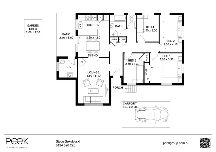 Floorplan of Homely house listing, 58 Leichhardt Street, Ruse NSW 2560