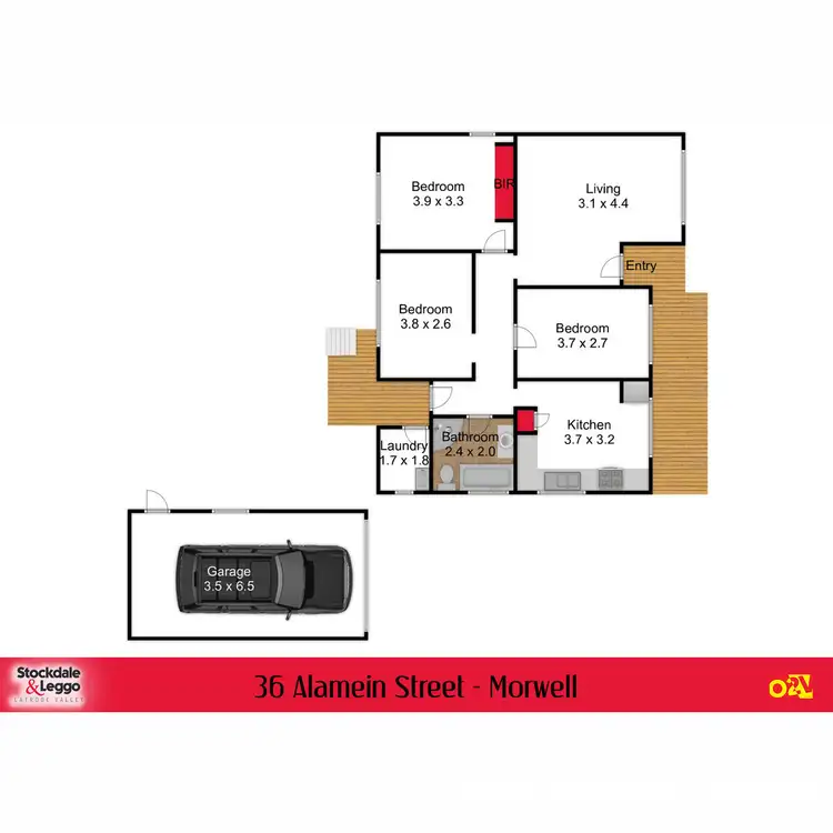 Floorplan of Homely house listing, 36 Alamein Street, Morwell VIC 3840