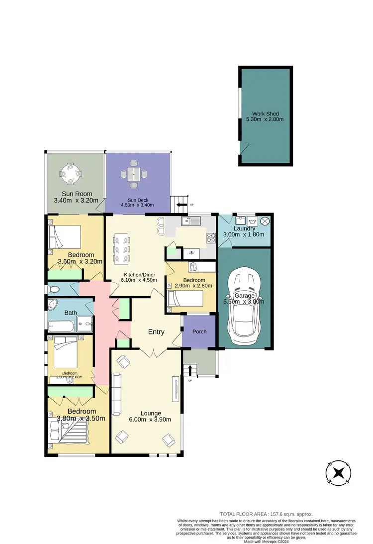 Floorplan of Homely house listing, Address available on request