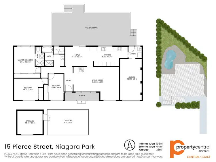 Floorplan of Homely house listing, 15 Pierce Street, Niagara Park NSW 2250