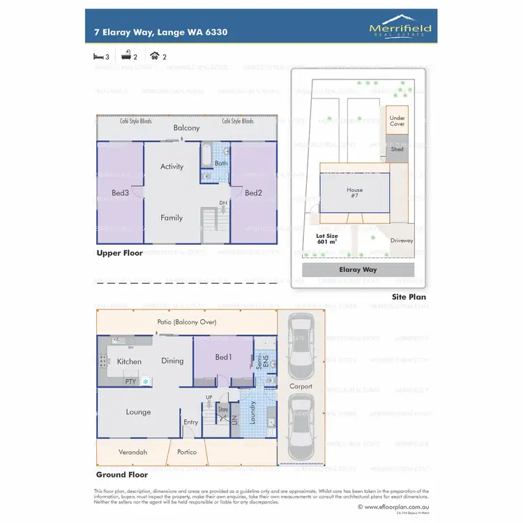 Floorplan of Homely house listing, 7 Elaray Way, Lange WA 6330
