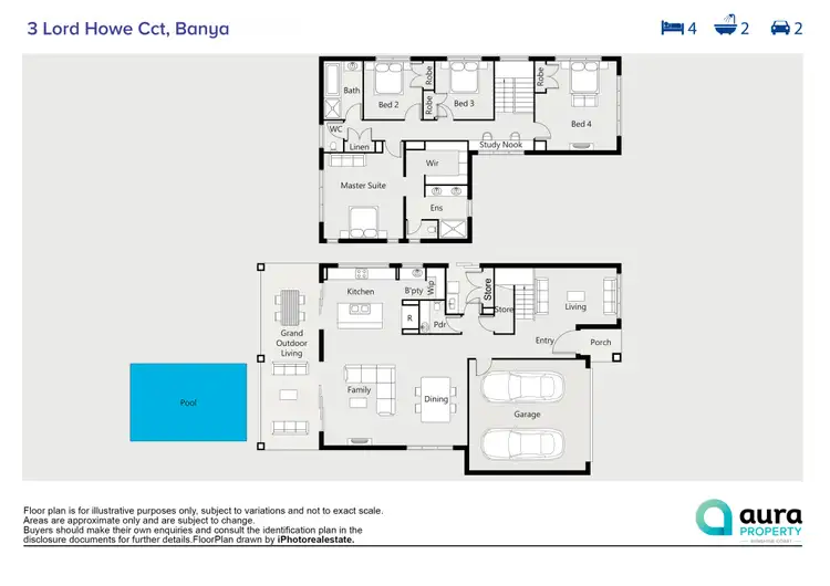 Floorplan of Homely house listing, 3 Lord Howe Circuit, Banya QLD 4551