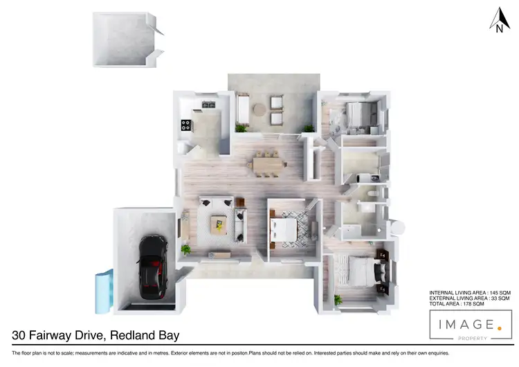 Floorplan of Homely house listing, 30 Fairway Drive, Redland Bay QLD 4165