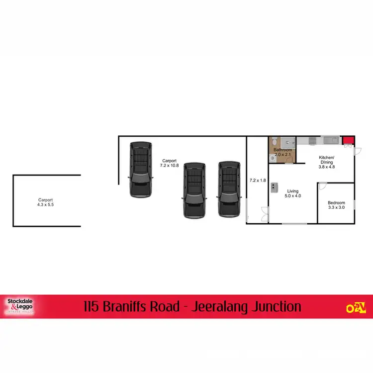 Floorplan of Homely house listing, 115 Braniffs Road, Jeeralang Junction VIC 3840