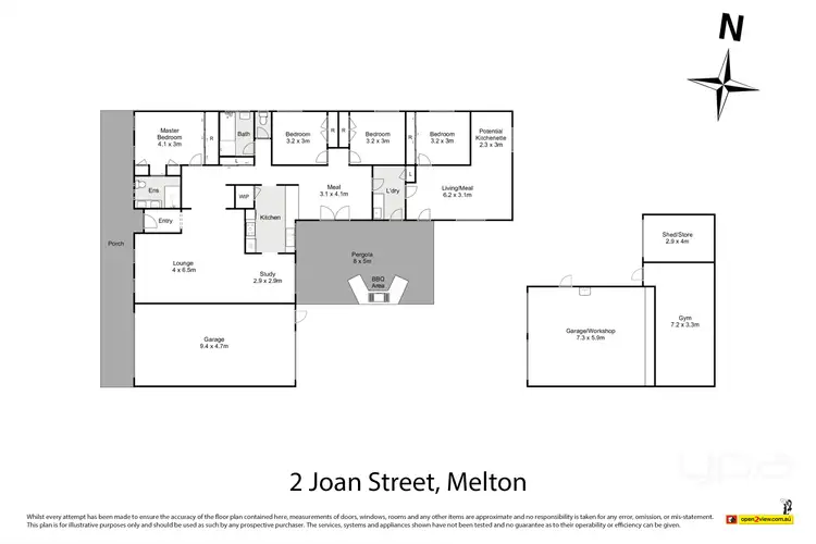 Floorplan of Homely house listing, 2 Joan Street, Melton VIC 3337