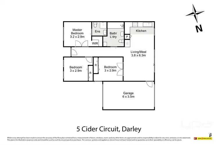 Floorplan of Homely unit listing, 5 Cider Circuit, Darley VIC 3340