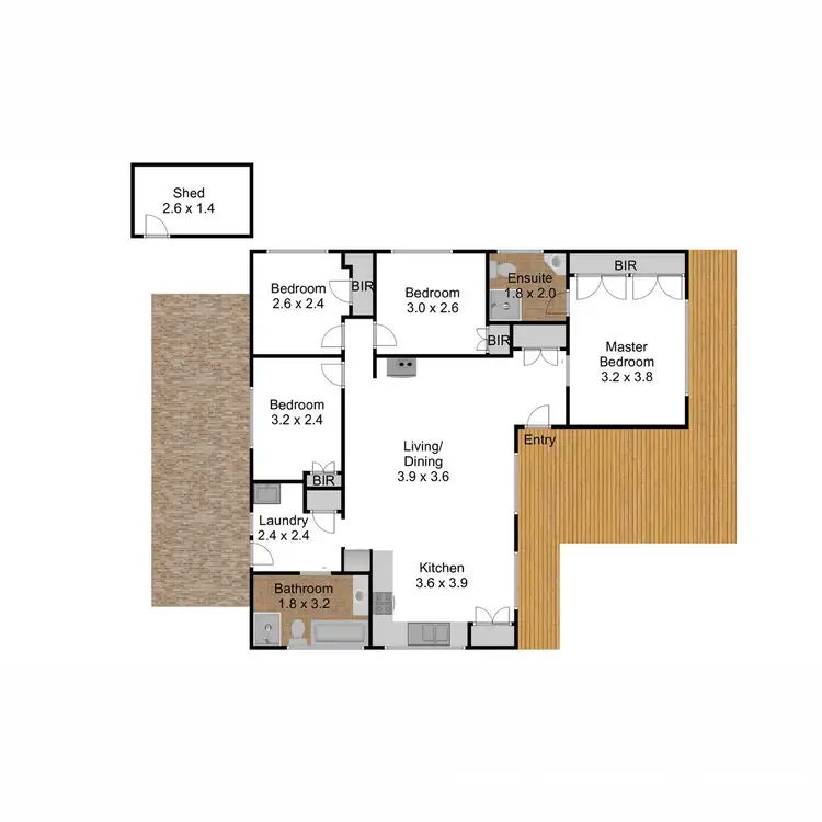 Floorplan of Homely house listing, 30 Vincent Road, Morwell VIC 3840
