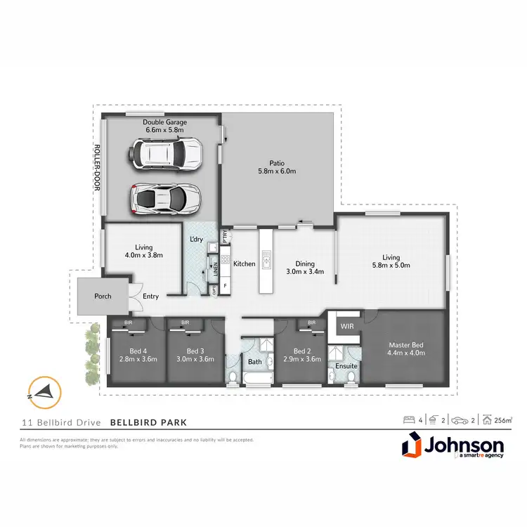 Floorplan of Homely house listing, 11 Bellbird Drive, Bellbird Park QLD 4300
