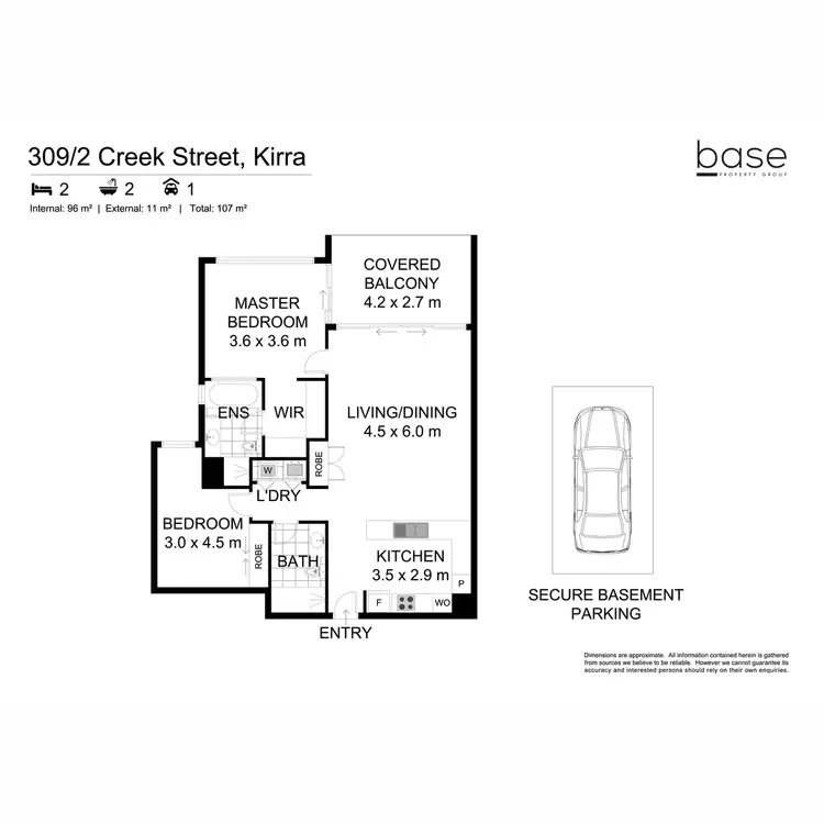 Floorplan of Homely apartment listing, 309/2 Creek Street, Coolangatta QLD 4225