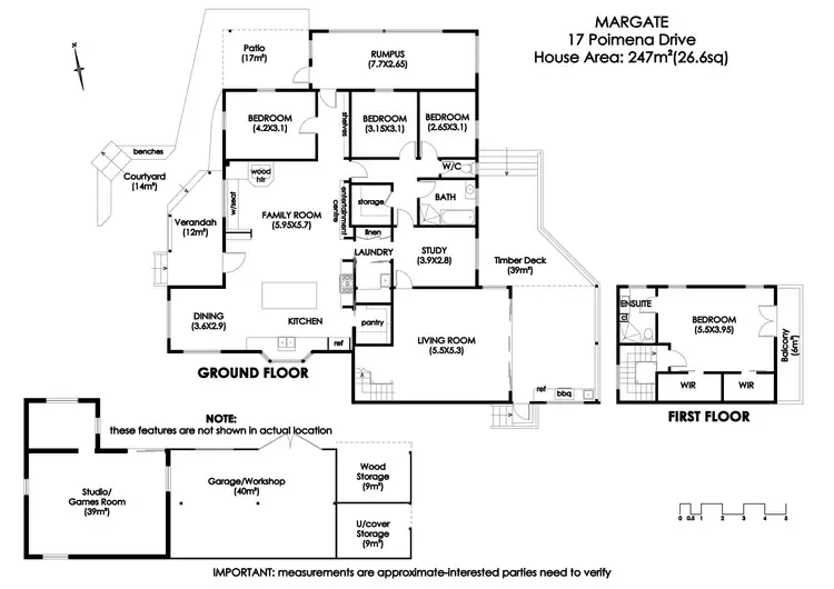 Floorplan of Homely house listing, 17 Poimena Drive, Margate TAS 7054