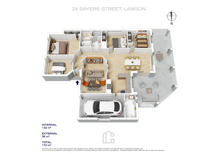 Floorplan of Homely house listing, 24 Sayers Street, Lawson NSW 2783