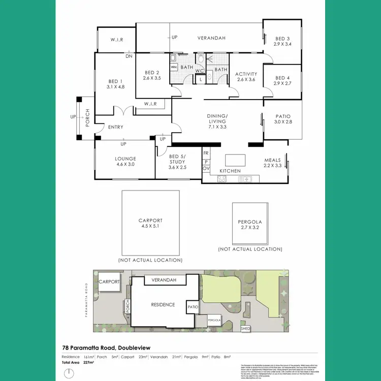 Floorplan of Homely house listing, 78 Paramatta Road, Doubleview WA 6018
