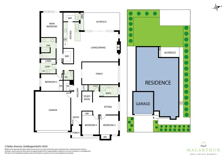 Floorplan of Homely house listing, 5 Dallas Avenue, Gobbagombalin NSW 2650