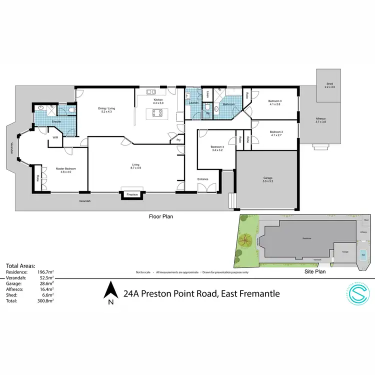 Floorplan of Homely house listing, 24A Preston Point Road, East Fremantle WA 6158