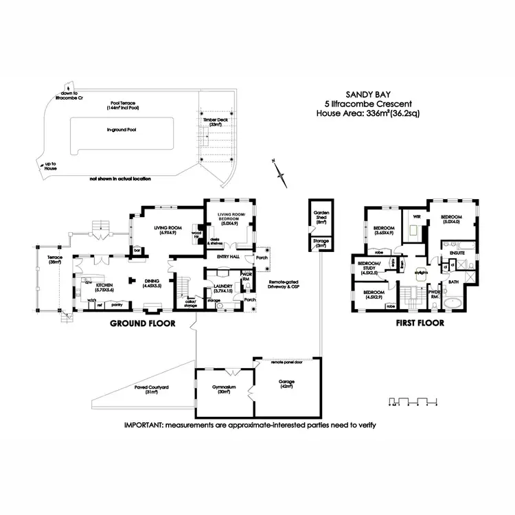Floorplan of Homely house listing, 5 Ilfracombe Crescent, Sandy Bay TAS 7005