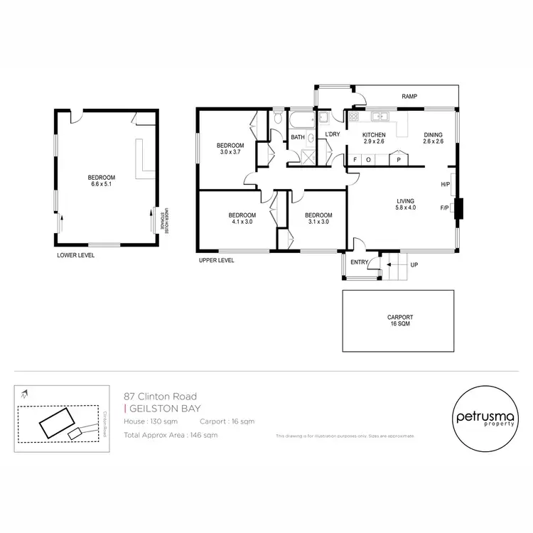 Floorplan of Homely house listing, 87 Clinton Road, Geilston Bay TAS 7015
