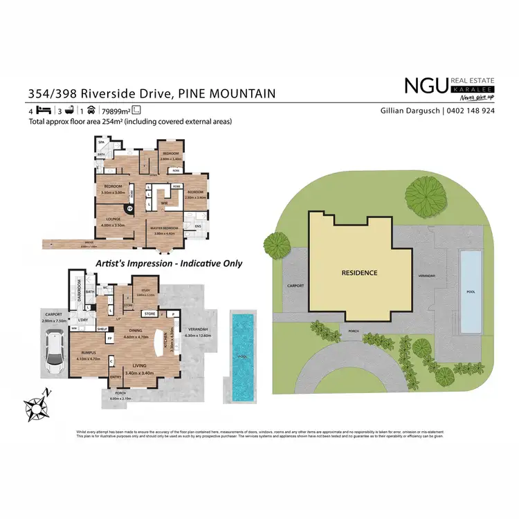 Floorplan of Homely house listing, 354-398 Riverside Drive, Pine Mountain QLD 4306