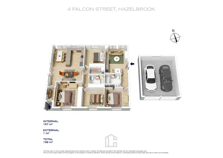 Floorplan of Homely house listing, 4 Falcon Street, Hazelbrook NSW 2779