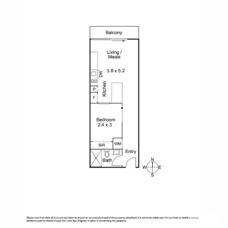 Floorplan of Homely apartment listing, 2003/551 Swanston Street, Carlton VIC 3053
