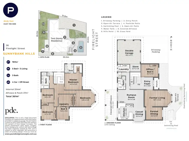 Floorplan of Homely house listing, 26 Firelight Street, Sunnybank Hills QLD 4109