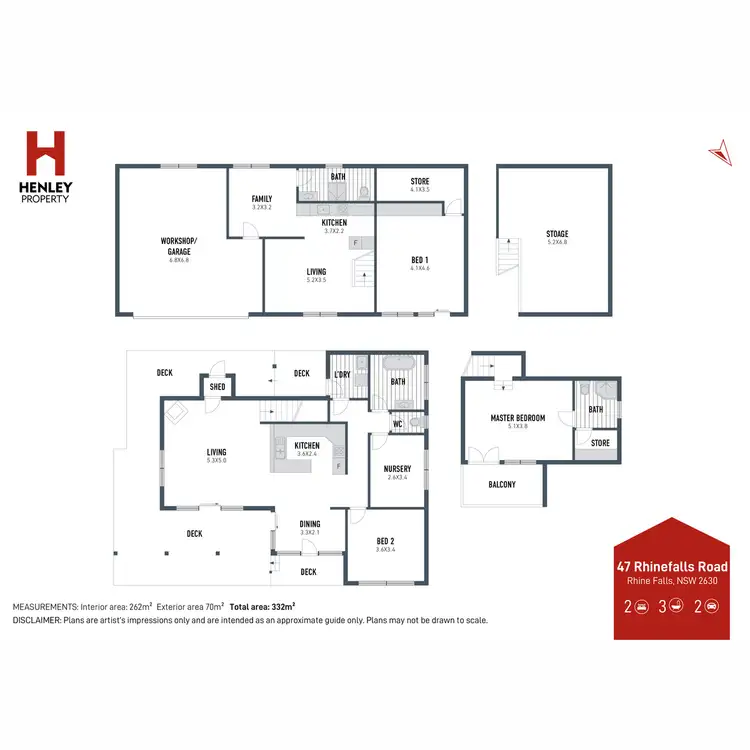 Floorplan of Homely rural property listing, 47 Rhinefalls Road, Cooma NSW 2630