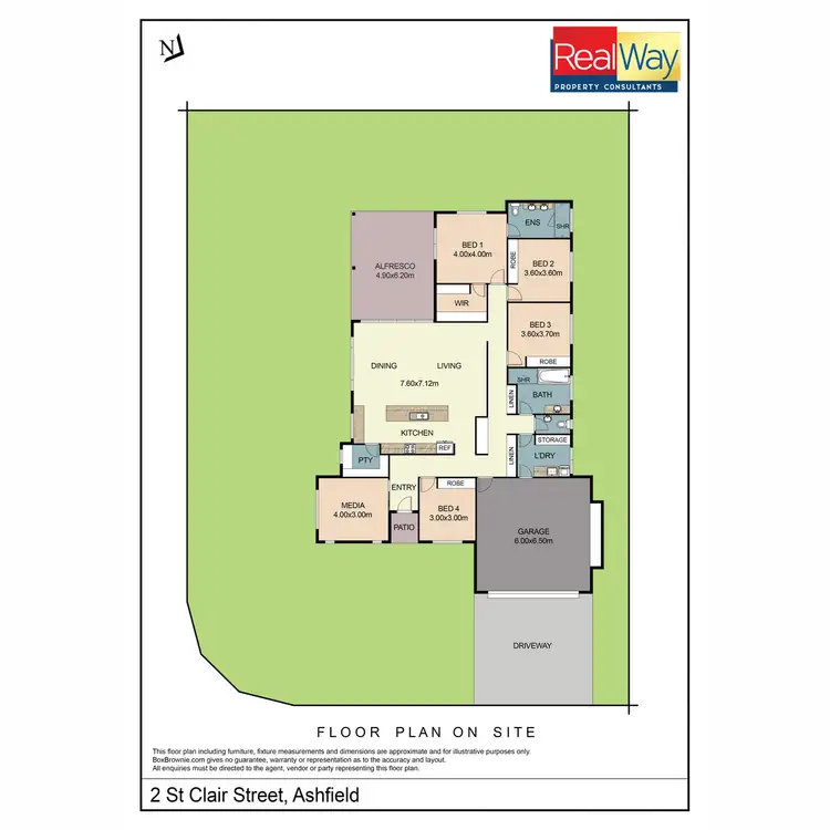 Floorplan of Homely house listing, 2 St Clair Street, Ashfield QLD 4670