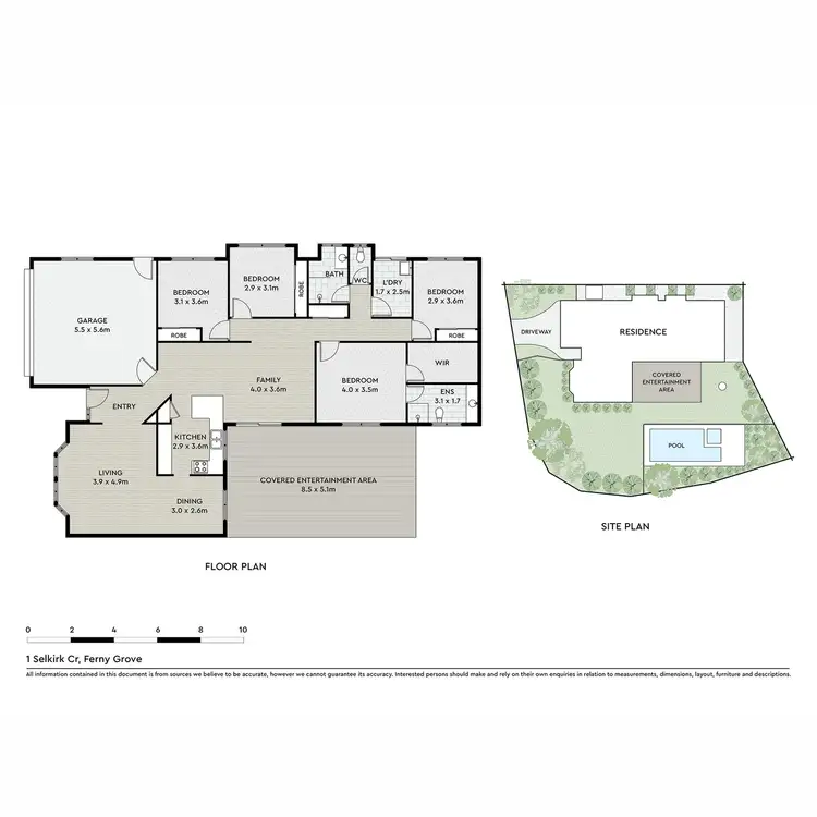 Floorplan of Homely house listing, 1 Selkirk Crescent, Ferny Grove QLD 4055