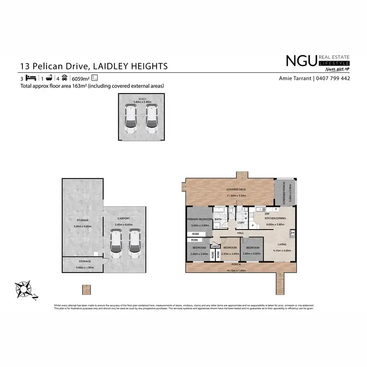 Floorplan of Homely house listing, 13 Pelican Drive, Laidley Heights QLD 4341