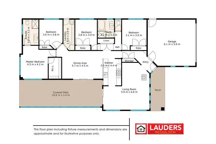 Floorplan of Homely house listing, 28 Albatross Way, Old Bar NSW 2430