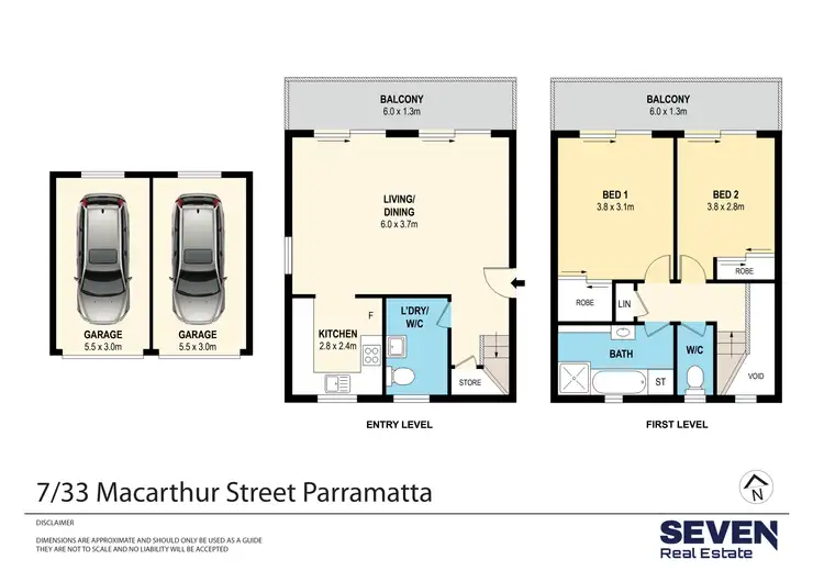 Floorplan of Homely apartment listing, 7/33 Macarthur Street, Parramatta NSW 2150