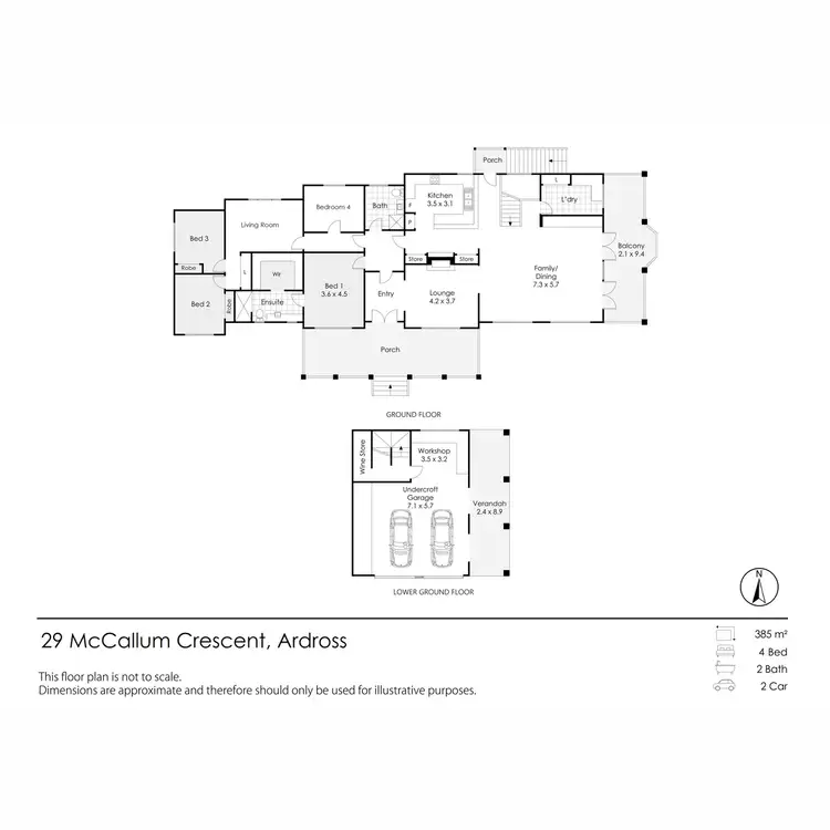 Floorplan of Homely house listing, 29 McCallum Crescent, Ardross WA 6153