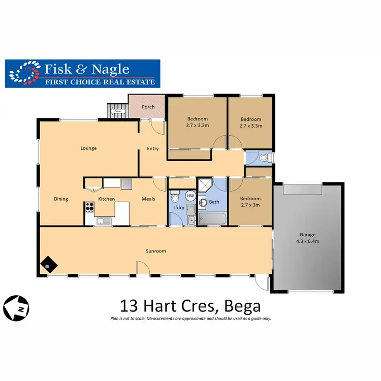 Floorplan of Homely house listing, 13 Hart Crescent, Bega NSW 2550