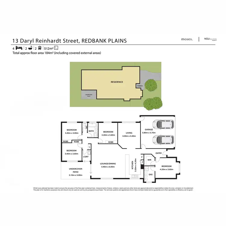 Floorplan of Homely house listing, 13 Daryl Reinhardt Street, Redbank Plains QLD 4301