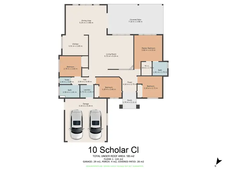 Floorplan of Homely house listing, 10 Scholar Close, Gympie QLD 4570
