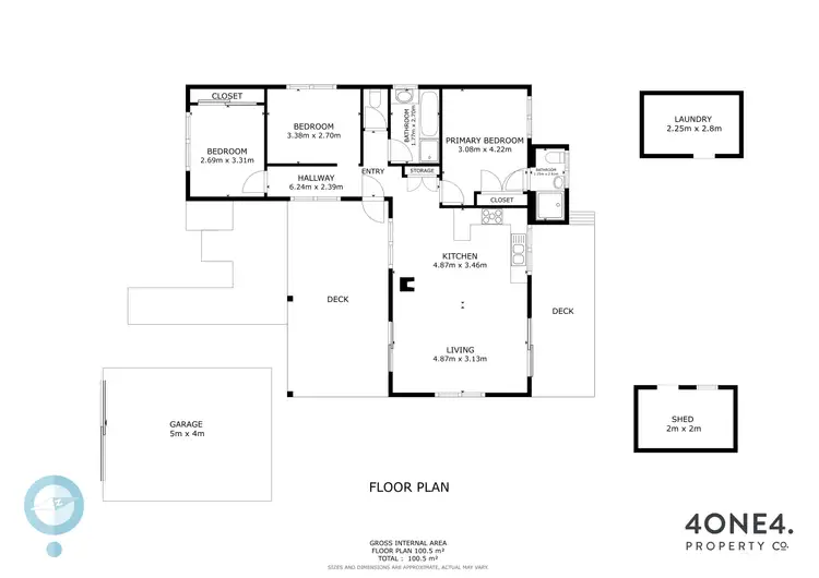 Floorplan of Homely house listing, 18 Tenth Avenue, Dodges Ferry TAS 7173