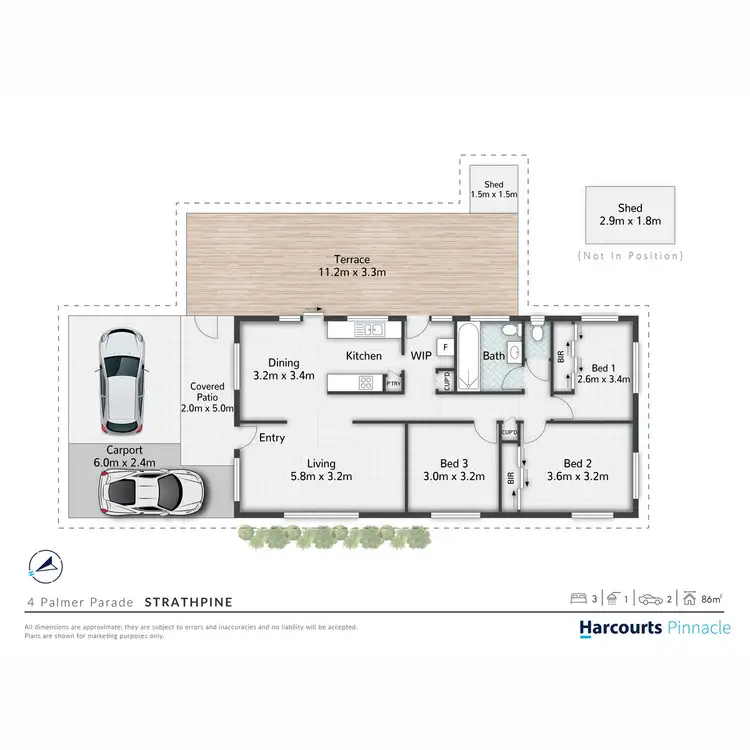 Floorplan of Homely house listing, 4 Palmer Parade, Strathpine QLD 4500