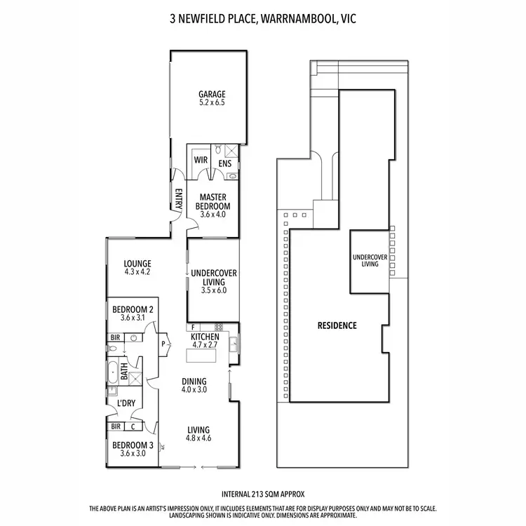 Floorplan of Homely house listing, 3 Newfield Place, Warrnambool VIC 3280