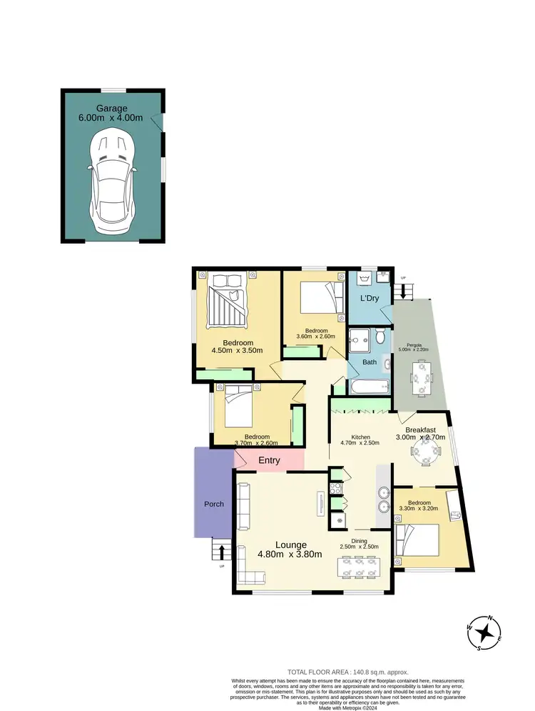 Floorplan of Homely house listing, 41 Charles Sturt Drive, Werrington County NSW 2747