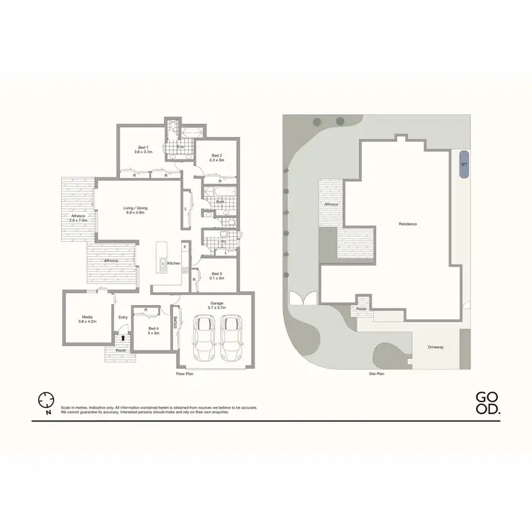 Floorplan of Homely house listing, 2 McGrory Drive, Kearneys Spring QLD 4350