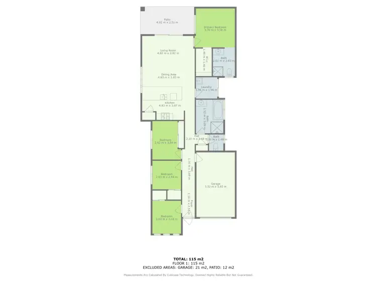 Floorplan of Homely house listing, 27 Seagull Boulevard, Kirkwood QLD 4680