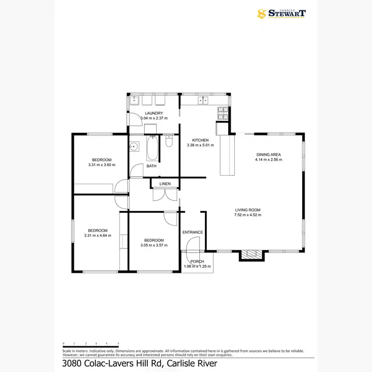 Floorplan of Homely rural property listing, 3080 Colac-Lavers Hill Road, Carlisle River VIC 3239